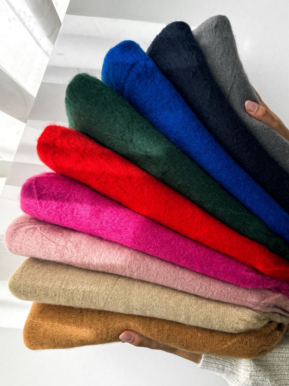 شال گردن ساده ریشه کوبایی