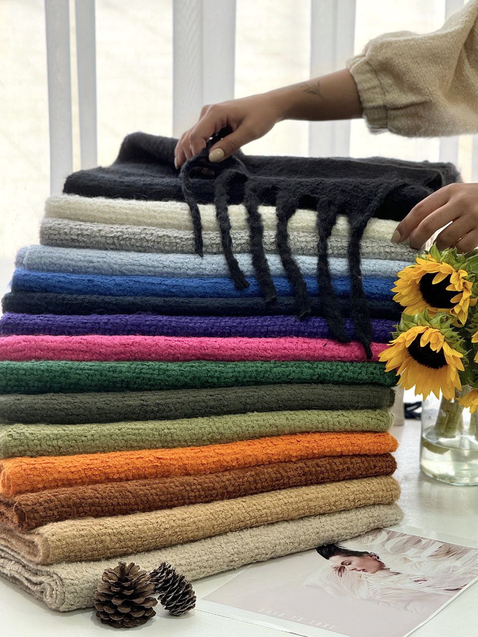 شال گردن تدی ریشه کوبایی