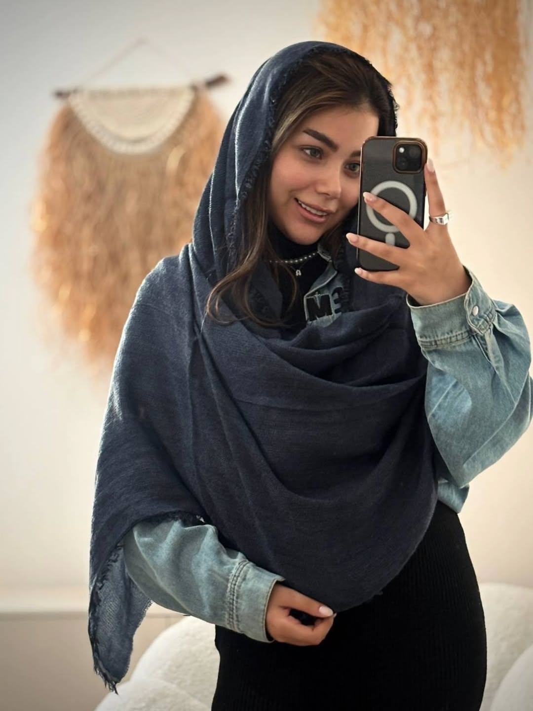 شال کنفی دور ریش